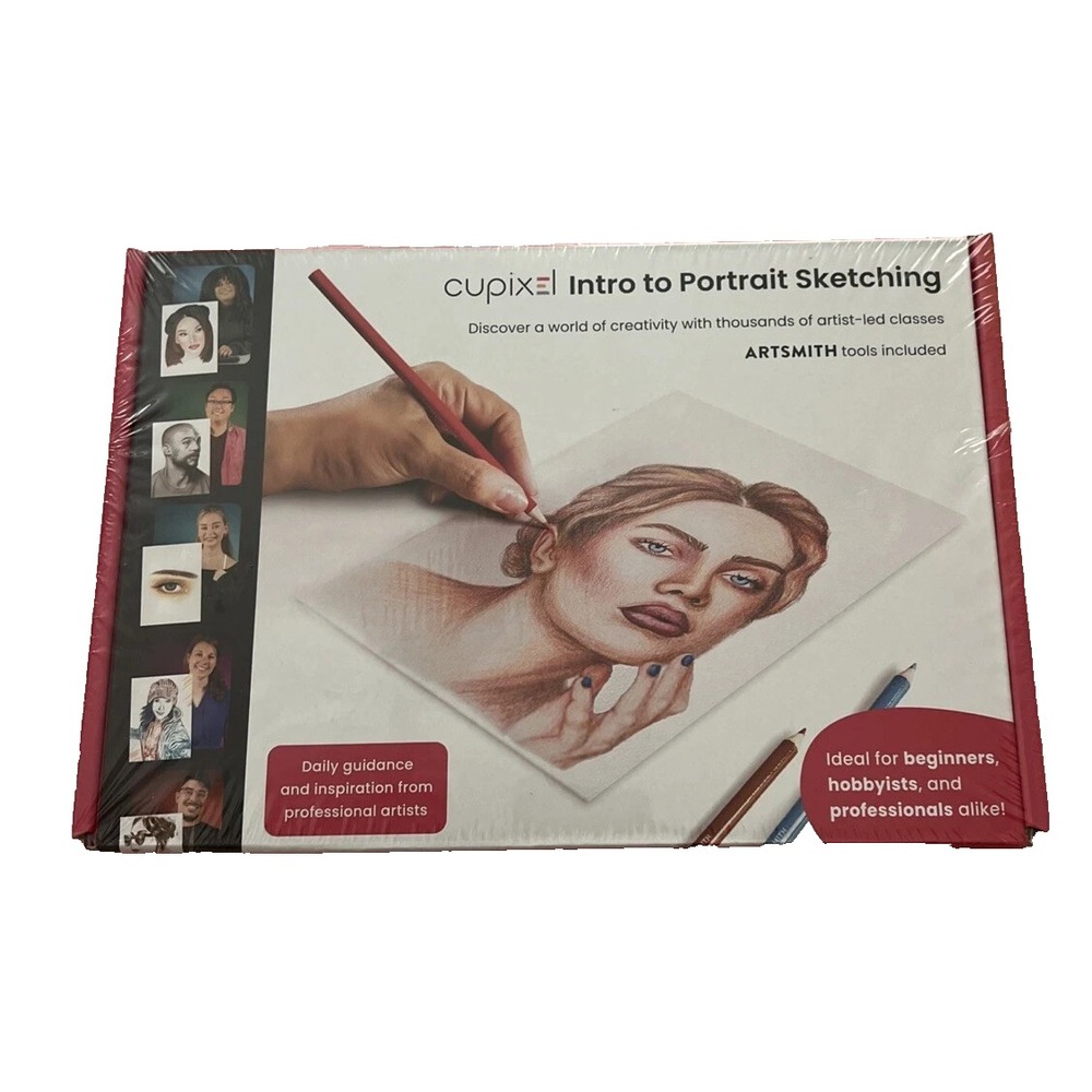 Cupixel Intro To‎ Portrait Sketching Artsmith Tools & Instruction Included NEW